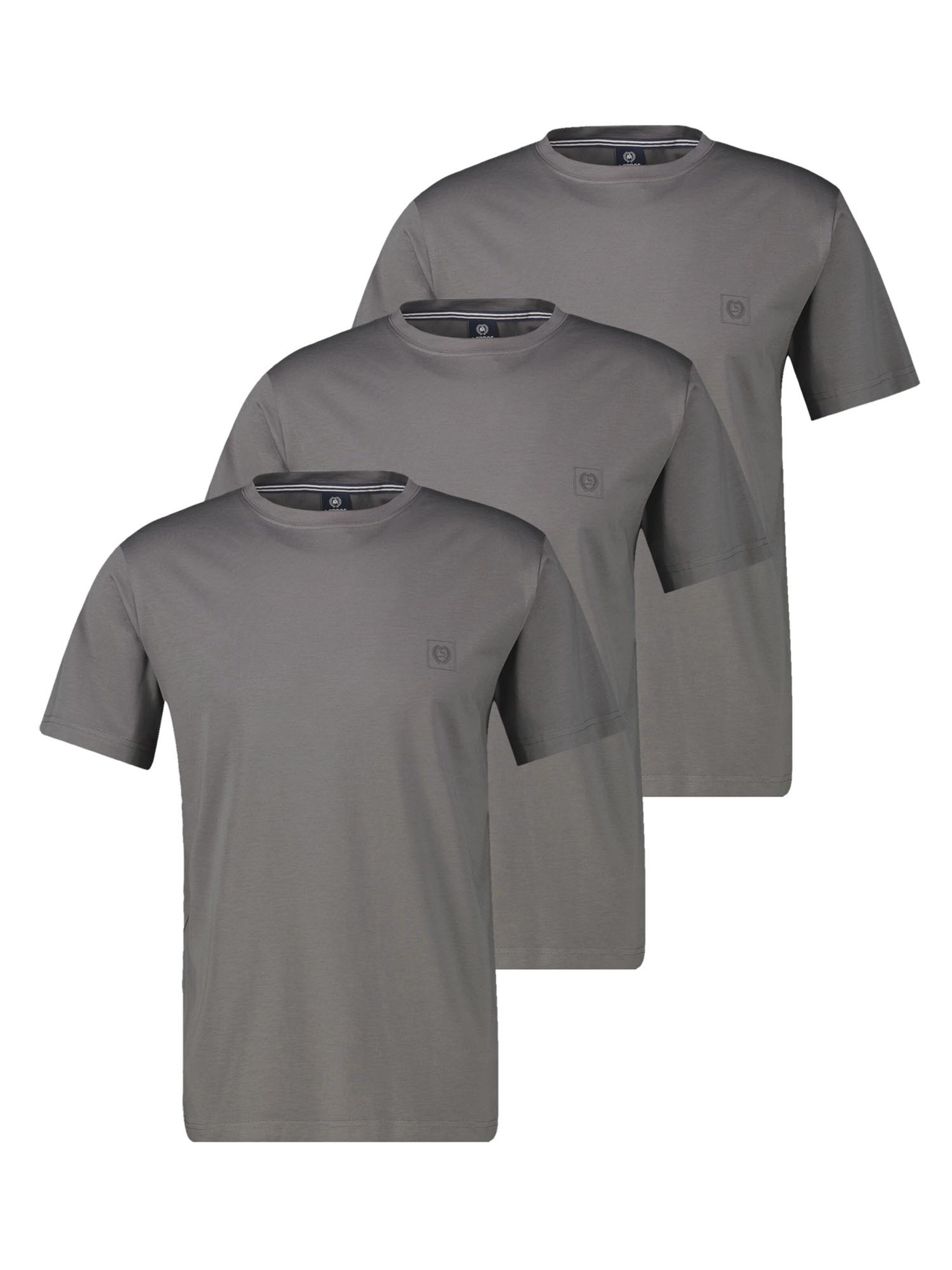 LERROS Shirt 'Basic' in Grey: front
