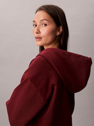 Giacca di felpa di Calvin Klein Jeans in rosso