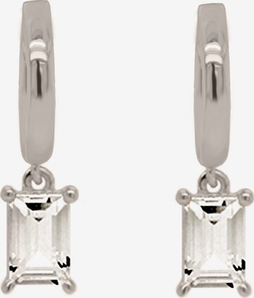 24Kae Earrings in Silver: front