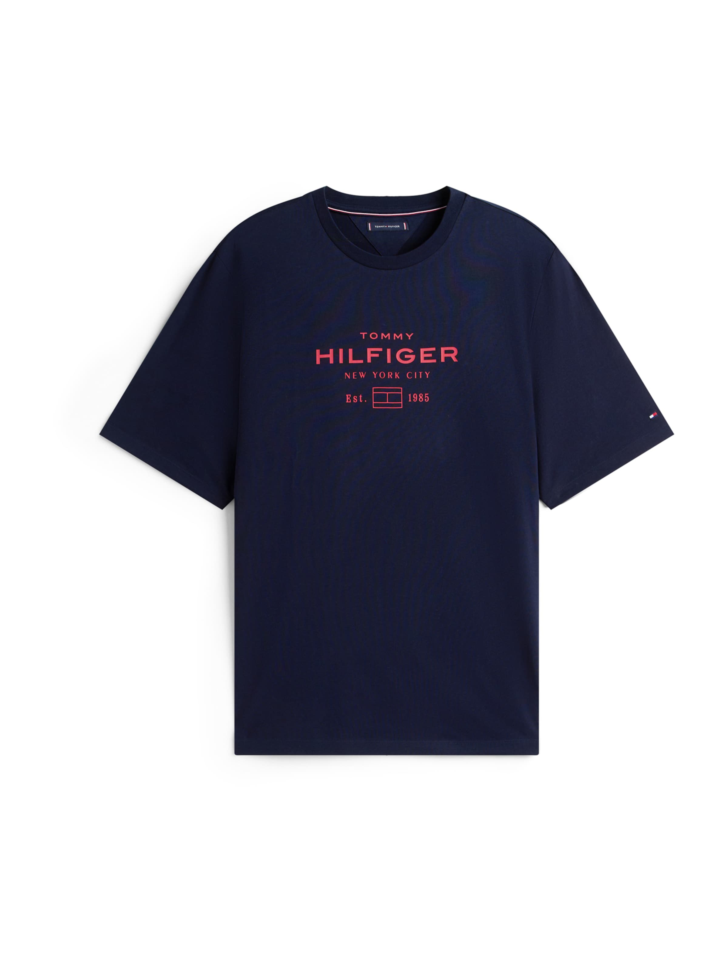 Tommy Hilfiger Big & Tall Tričko – modrá: přední strana