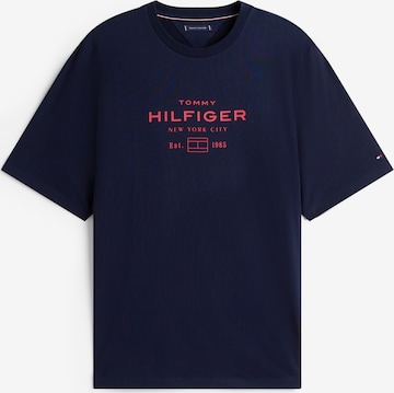 Tommy Hilfiger Big & Tall T-Shirt in Blau: Vorderseite