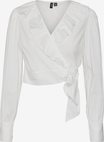 VERO MODA Bluse 'NOAJANE' i hvid: forside