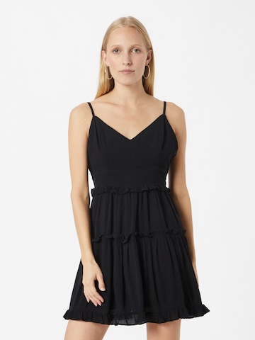 Robe 'Juna' ABOUT YOU en noir : devant