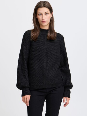 Pullover 'Oksana' di b.young in nero: frontale