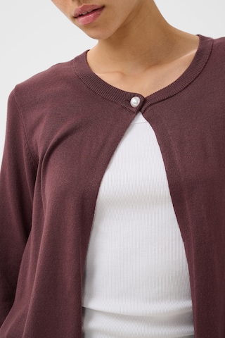 Kaffe Knit Cardigan in Brown