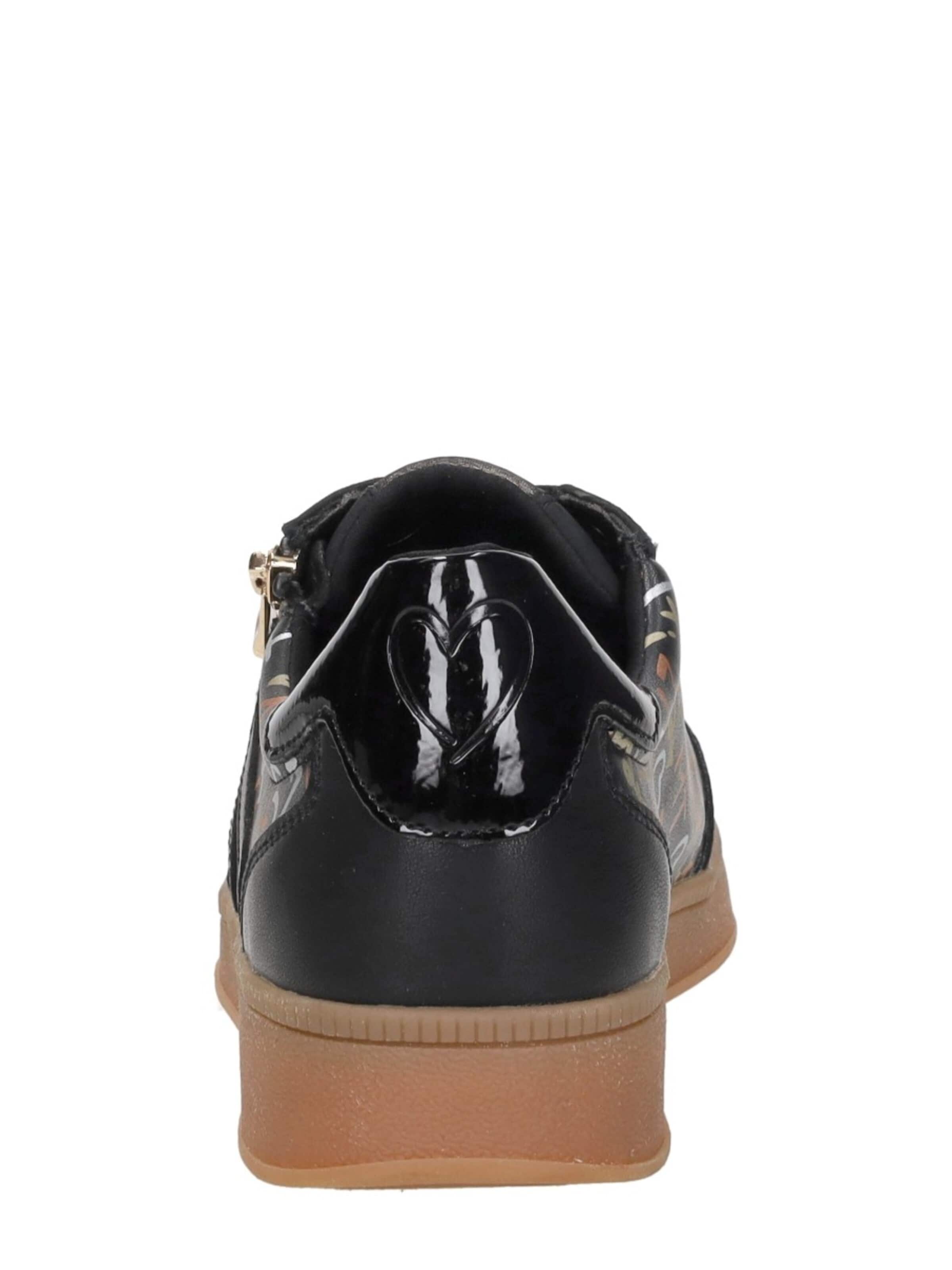 MARCO TOZZI Sneakers laag 'Sneakers Laag' in Zwart