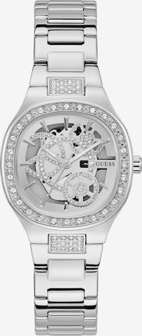 GUESS Analogt ur 'ELECTRA' i sølv: forside