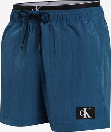 Calvin Klein Swimwear Board Shorts in Blue