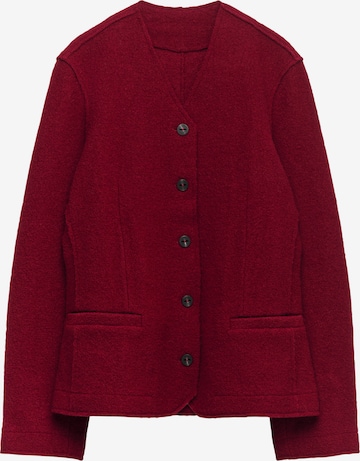 raudona Adolfo Dominguez Tirolietiško stiliaus švarkas: priekis