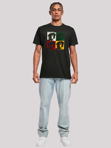 T-Shirt 'Bob Marley' F4NT4STIC en noir