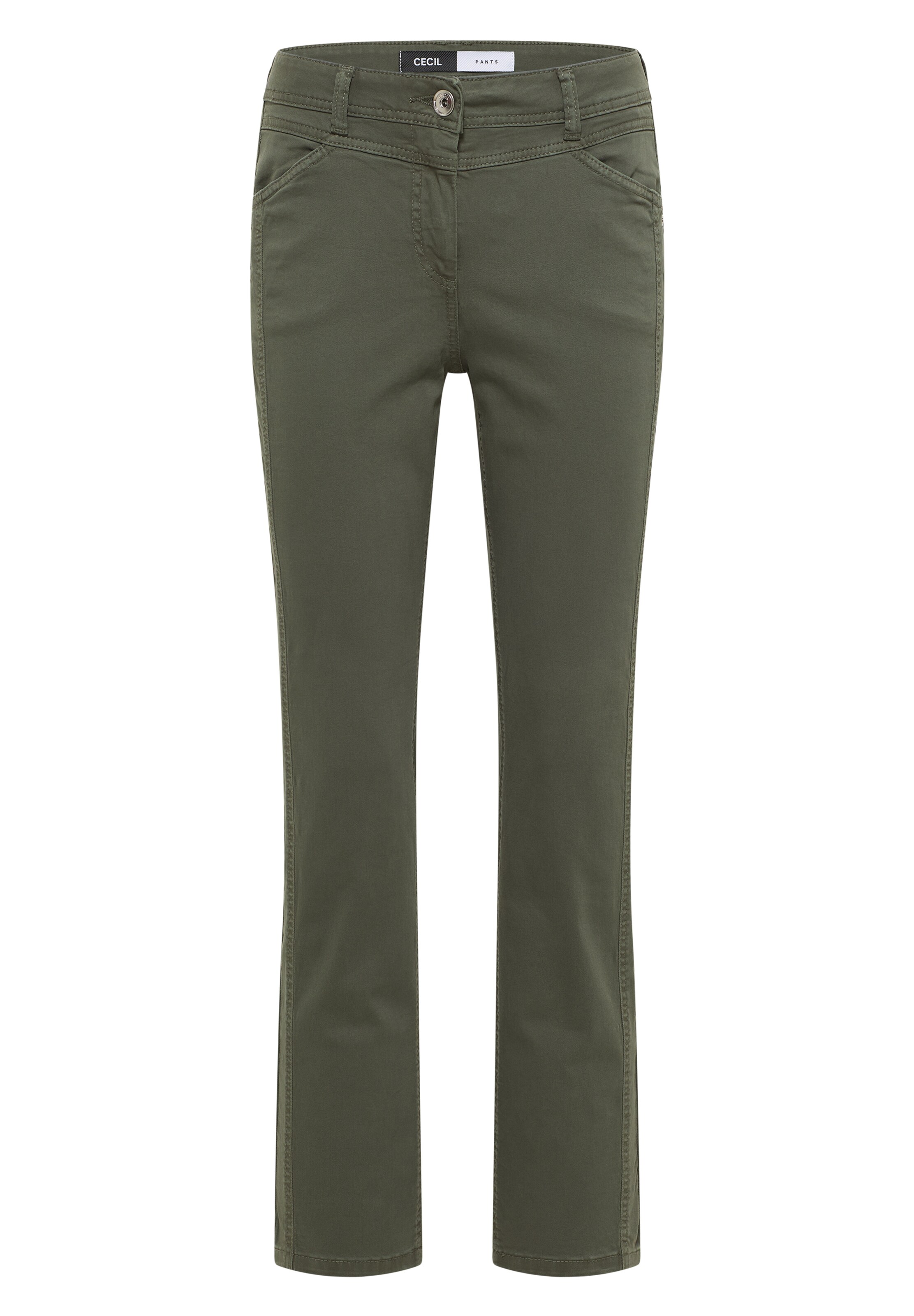 CECIL Pants 'Toronto' in Green: front