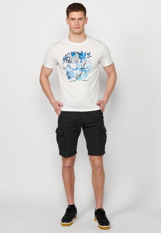 KOROSHI T-Shirt in Weiß