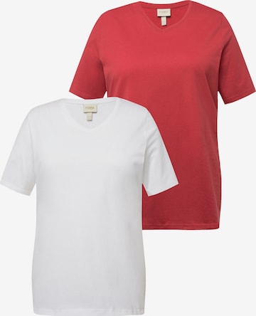 Ulla Popken Shirt in Red: front