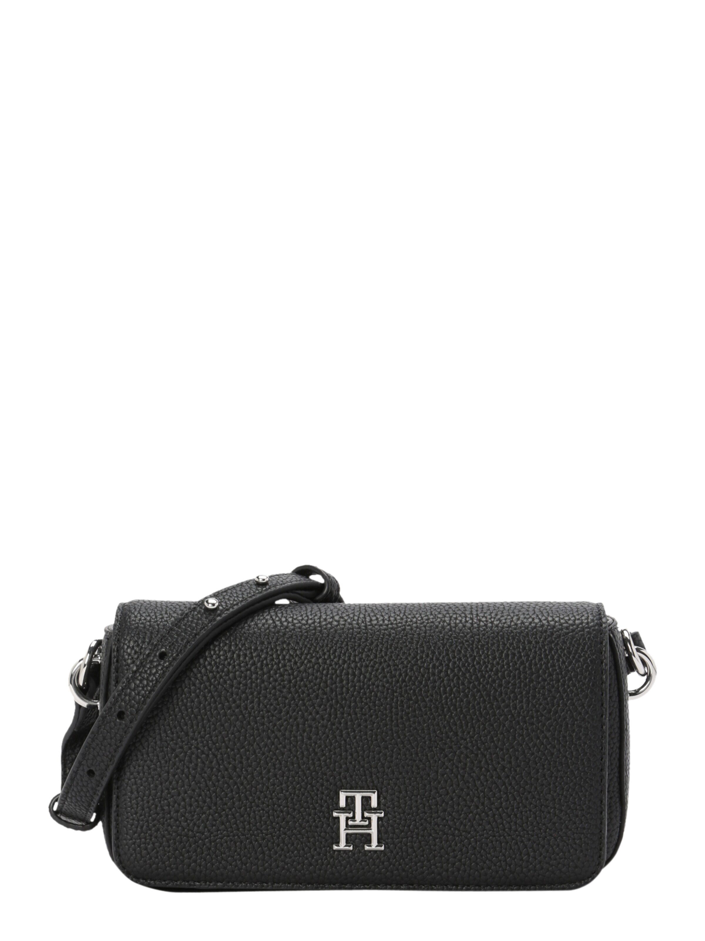 TOMMY HILFIGER Schoudertas in Zwart: voorkant