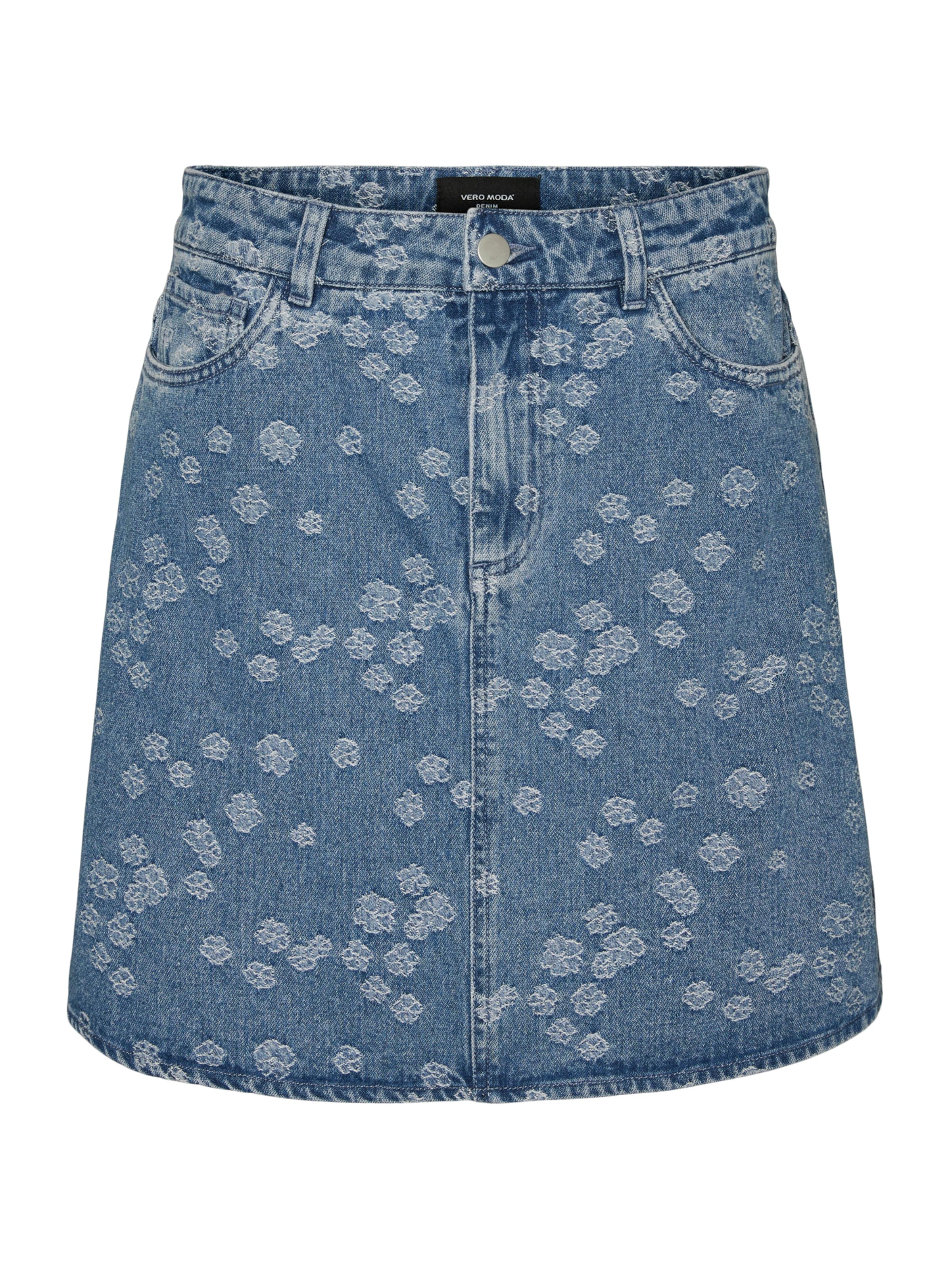 Vero Moda Petite Rock 'VMNELLE' in Blau: Vorderseite