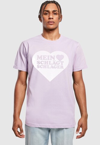 Merchcode T-Shirt in Lila: Vorderseite