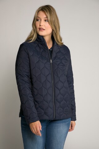 Ulla Popken Between-Season Jacket in Blue: front