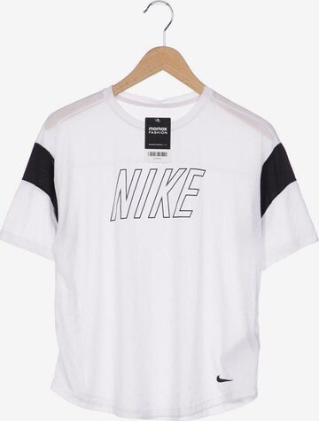 NIKE Top & Shirt in M in White: front