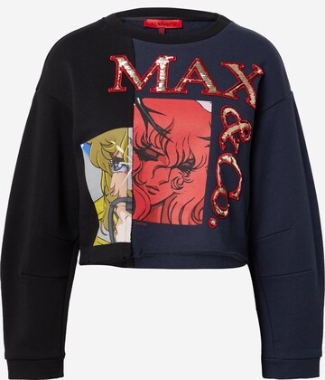 MAX&Co. Sweatshirt 'VALOIS' in Black: front