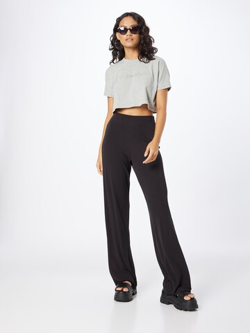 Calvin Klein Wide leg Broek in Zwart