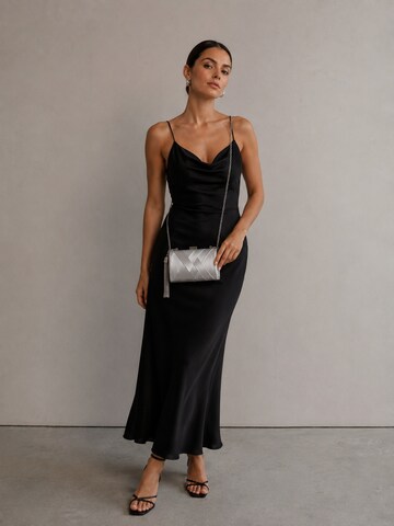 COLLEZIONE ALESSANDRO Clutch 'Sydney' in Silver