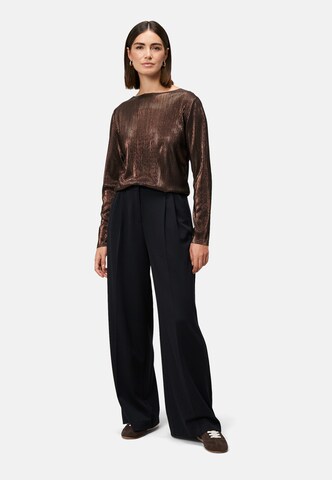 Wide leg Pantaloni di zero in nero