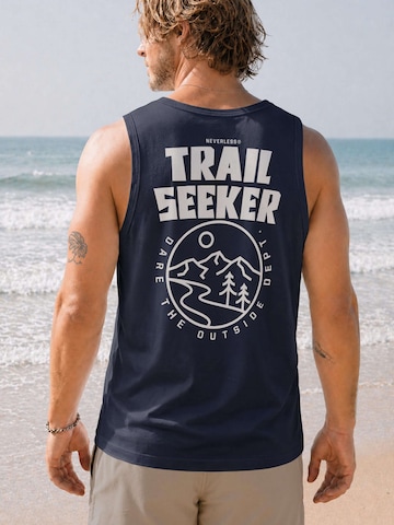 Neverless Shirt 'Trail Seeker'‌ in Blau