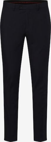 Coupe slim Pantalon à plis 'Manhatten' Mc Earl en bleu : devant