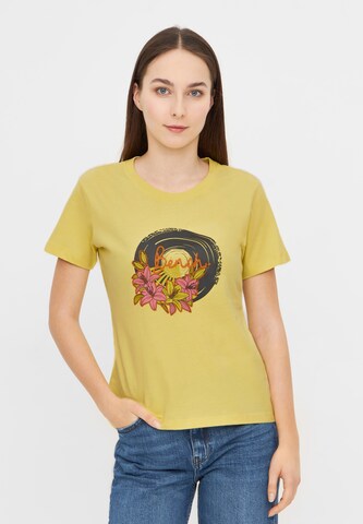 BENCH Shirt in Gelb: predná strana