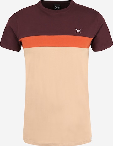 Coupe regular T-Shirt Iriedaily en beige : devant