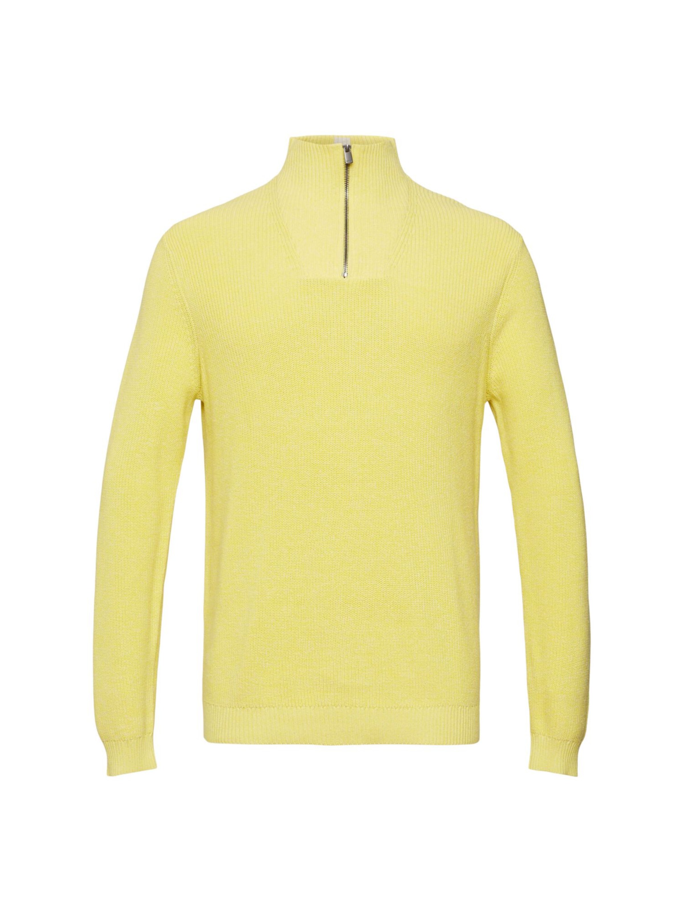Esprit Esprit sweatshirt in Gelb für Herren Herren Bekleidung Pullover und Strickware Rollkragenpullover 