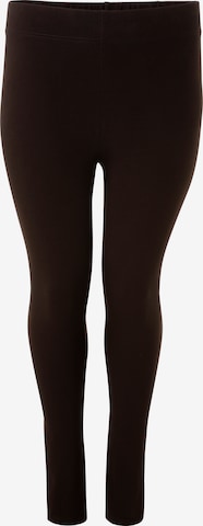 Aniston Skinny Leggings in Brown: front