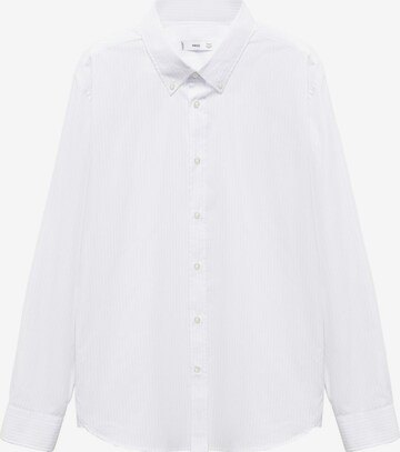 MANGO MAN Regular fit Button Up Shirt 'Arezzo' in White: front