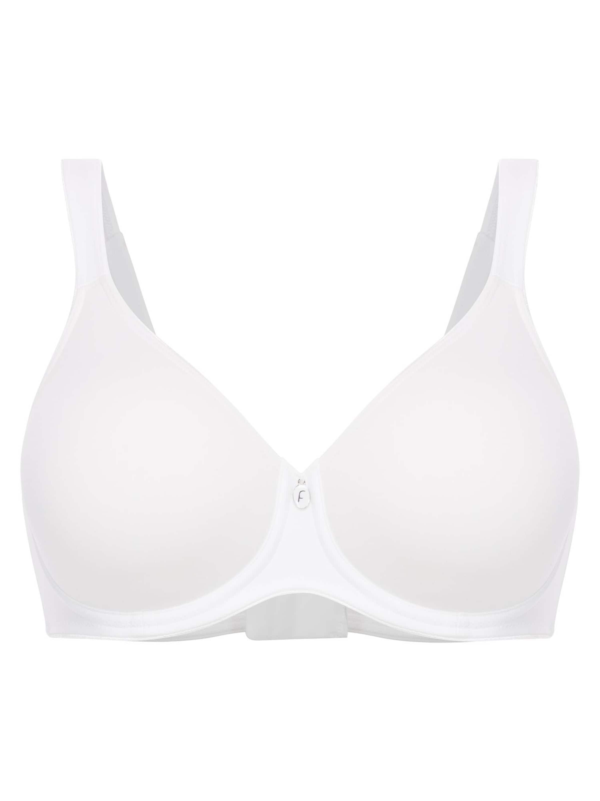 FELINA T-shirt Bra 'Pure Balance' in White: front