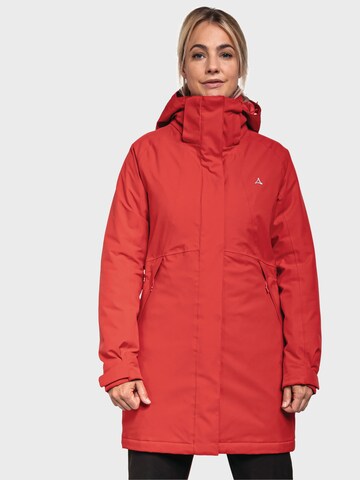 Schöffel Outdoor Jacket 'Bastianisee' in Red: front