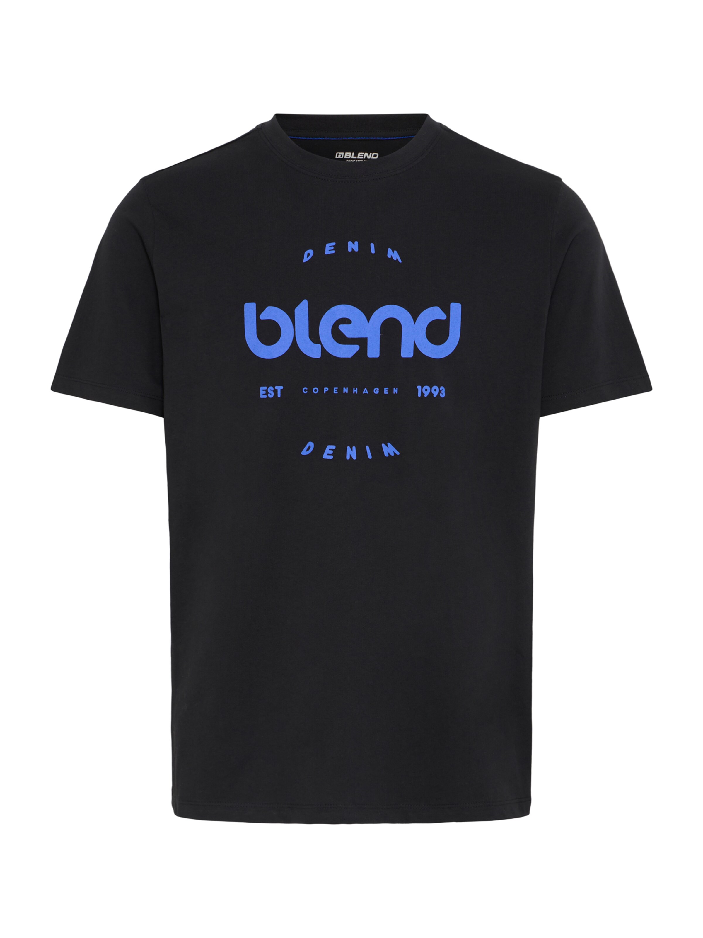 BLEND Тениска 'BHKAMDEN' в черно: отпред