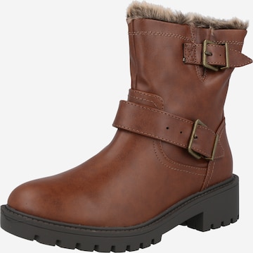 Dorothy Perkins Snowboots in Bruin: voorkant