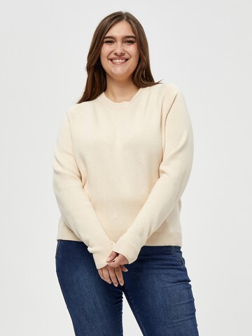 Peppercorn Pullover 'Rosalia' i hvid: forside