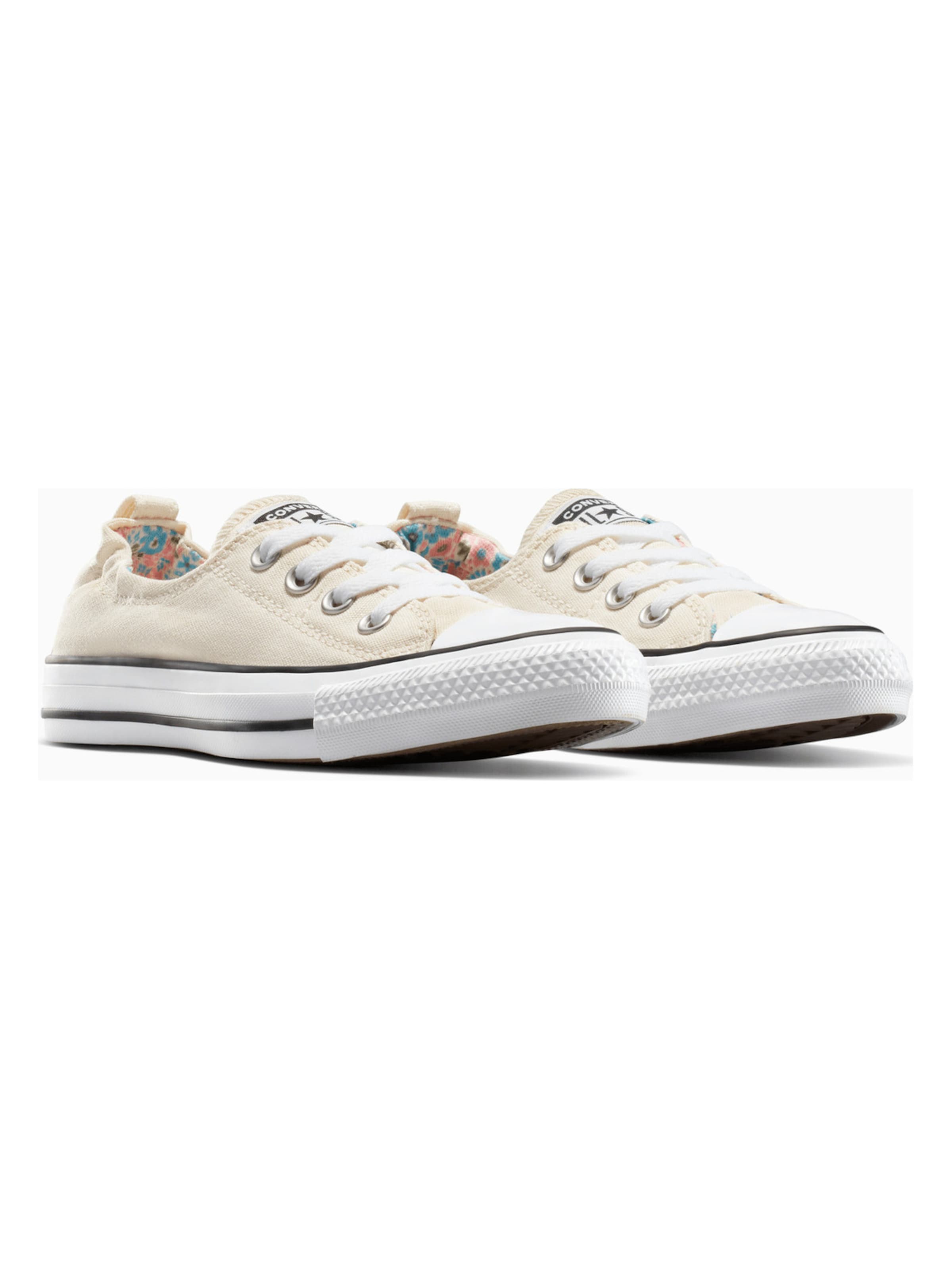 CONVERSE Sneakers laag 'Converse Chuck Taylor All Star Shoreline Mini Flowers' in Beige