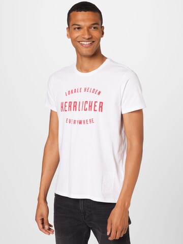 Herrlicher Shirt in Wit: voorkant