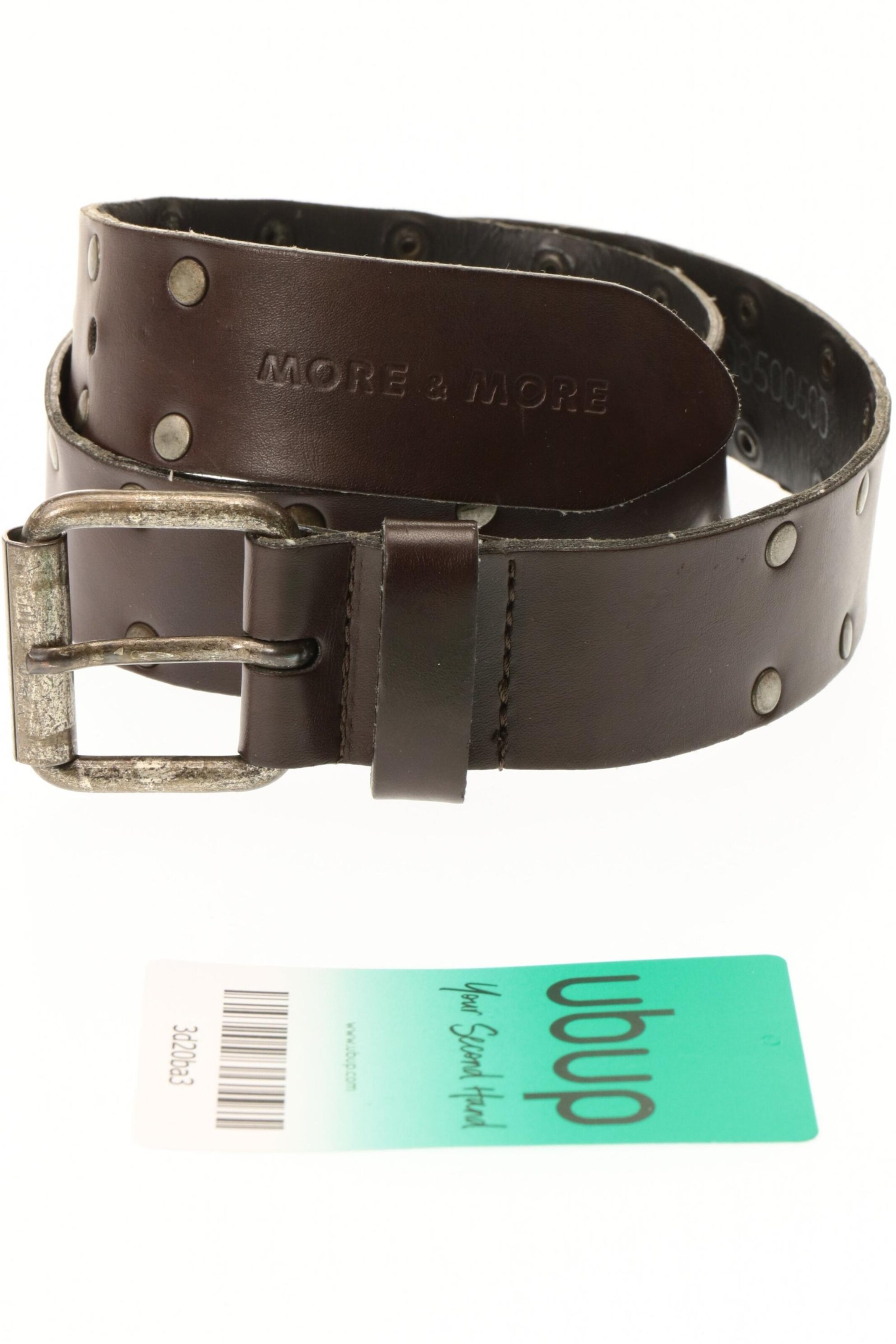MORE & MORE Belt in One size in Brown: front