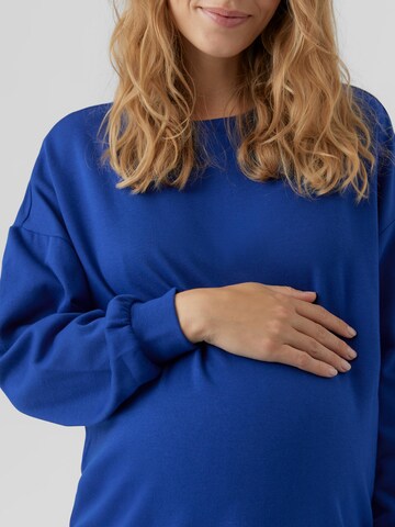 Sweat-shirt 'MEA OCTAVIA' Vero Moda Maternity en bleu