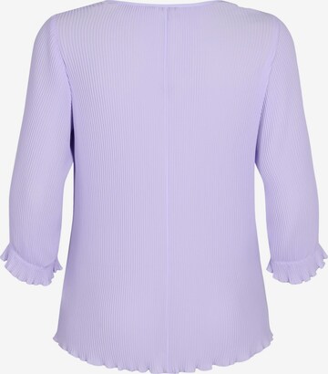 Zizzi Blouse 'Cacathrine' in Lila