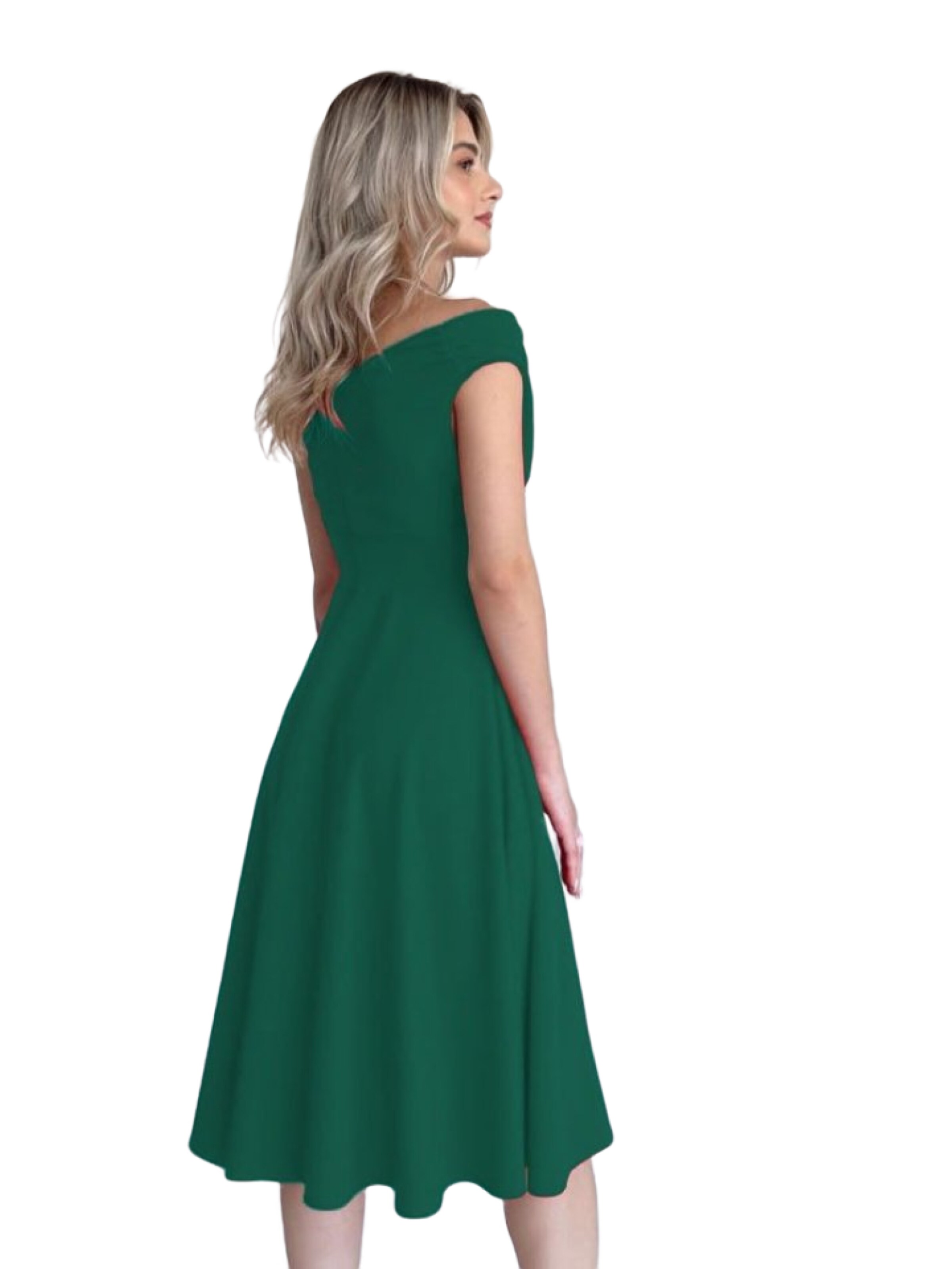 Robe JANE's en vert