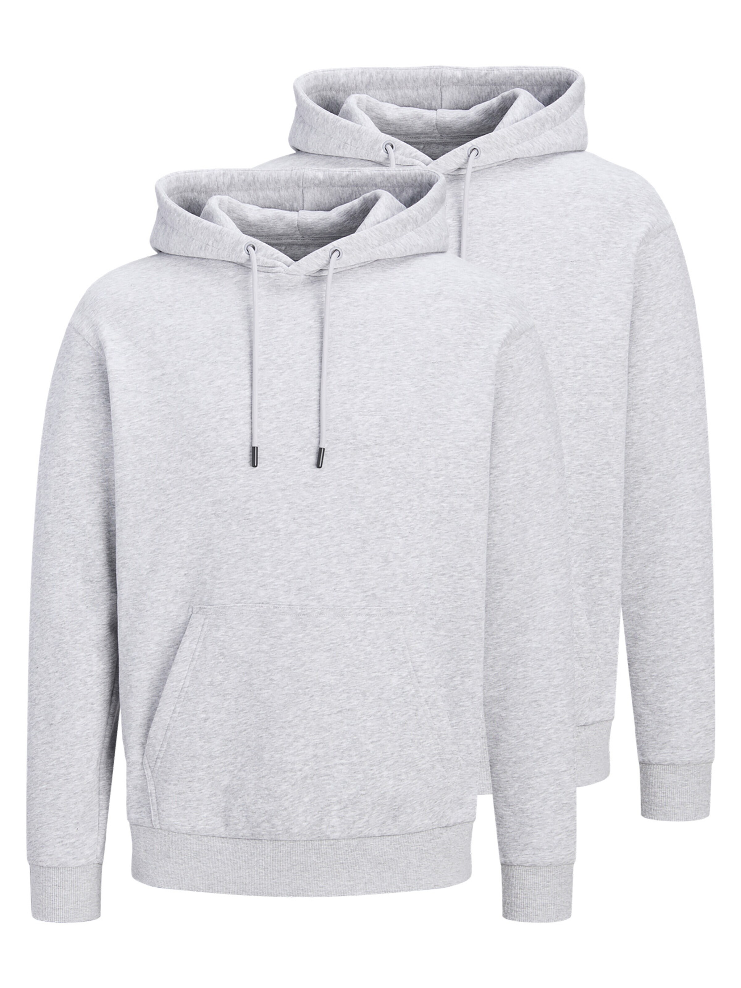 JACK & JONES Sweatshirt 'Bradley' in Grey: front