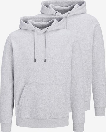JACK & JONES Sweatshirt 'Bradley' in Grey: front