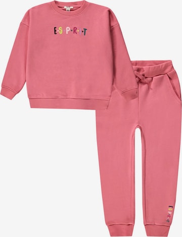 ESPRIT Sweatsuit in Pink: front