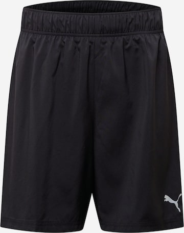 PUMAregular Sportske hlače 'Favourite' - crna boja: prednji dio