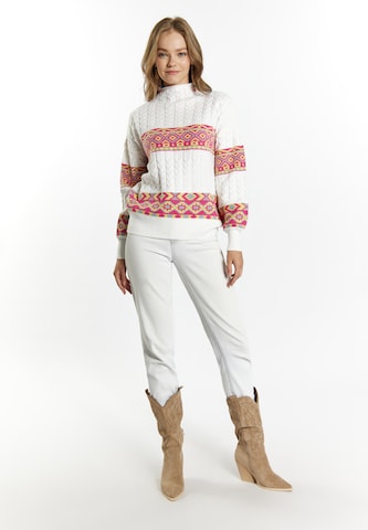 Pull-over IZIA en blanc