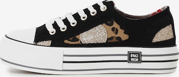 Sneaker bassa di CAFè NOIR in nero: frontale